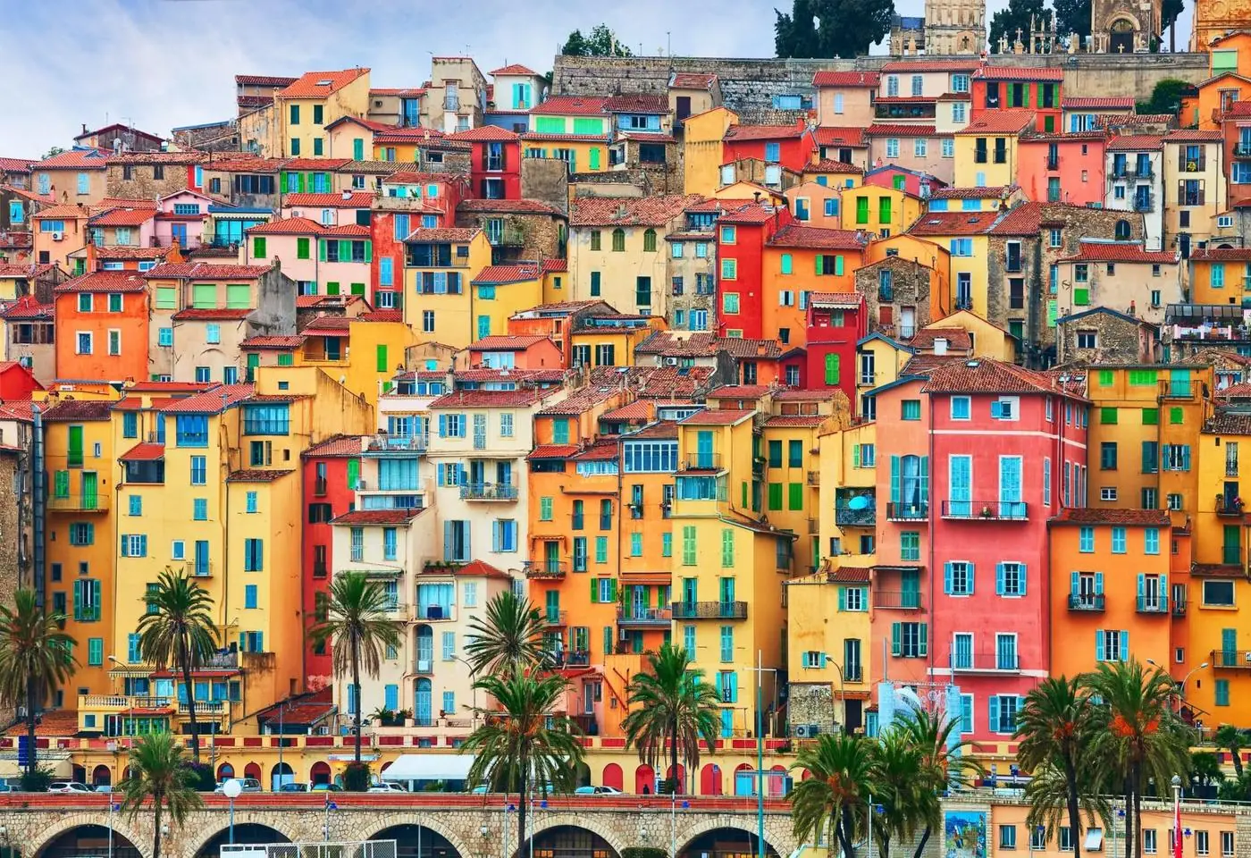 Menton, the old town